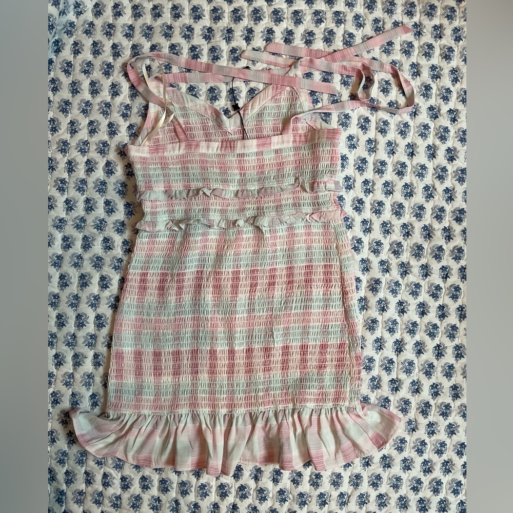 BCBG gingham dress